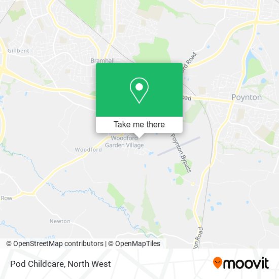 Pod Childcare map