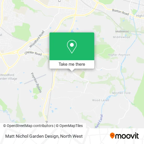 Matt Nichol Garden Design map