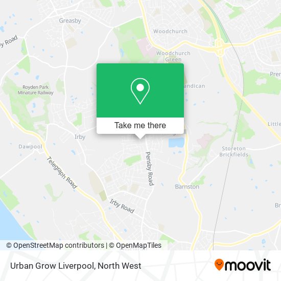 Urban Grow Liverpool map