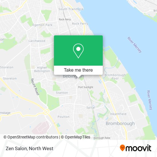 Zen Salon map