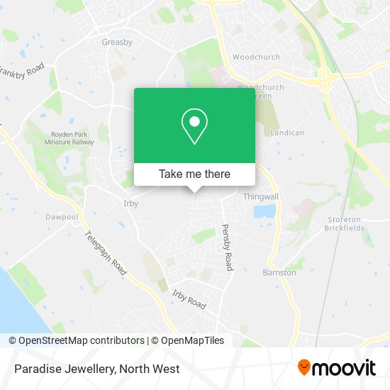 Paradise Jewellery map
