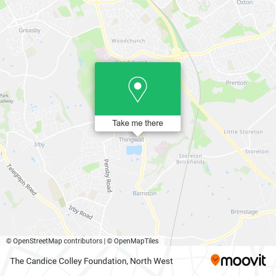 The Candice Colley Foundation map