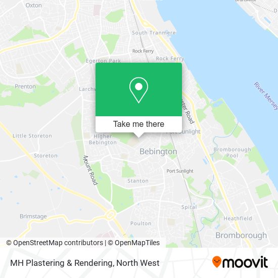 MH Plastering & Rendering map