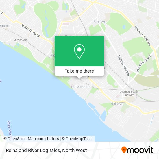 Reina and River Logistics map
