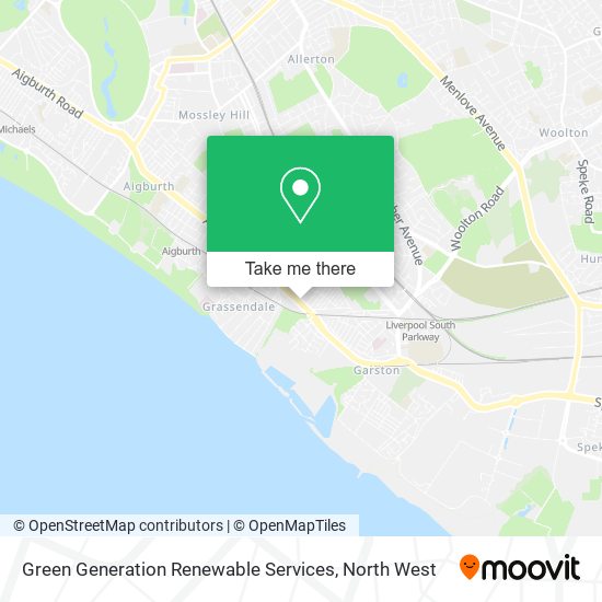 Green Generation Renewable Services map