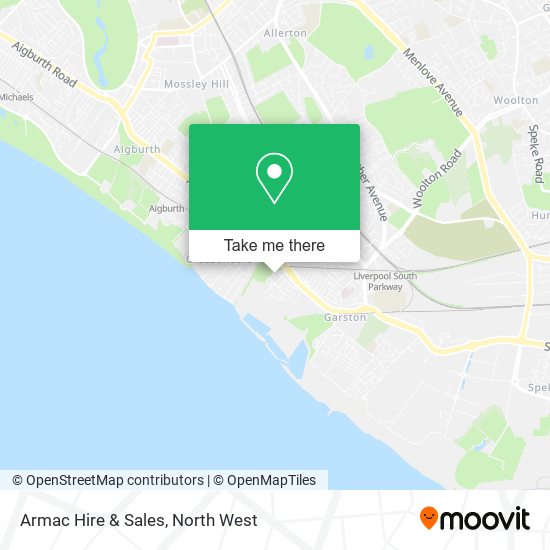 Armac Hire & Sales map