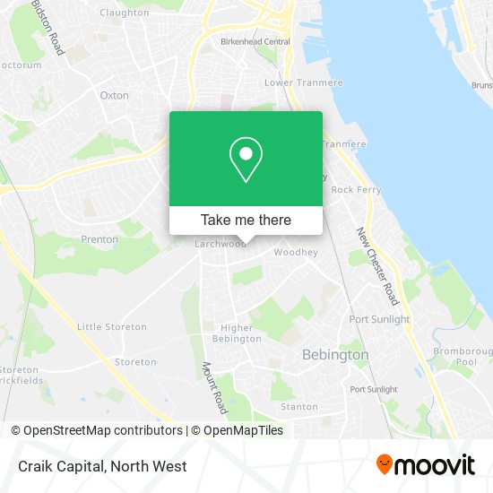 Craik Capital map