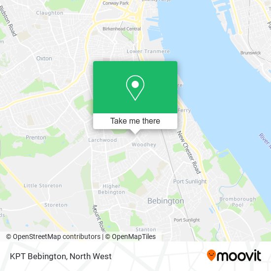 KPT Bebington map