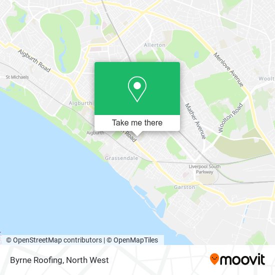 Byrne Roofing map