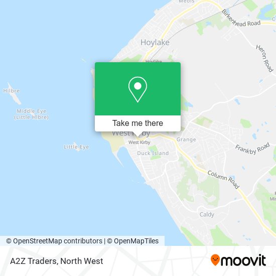 A2Z Traders map