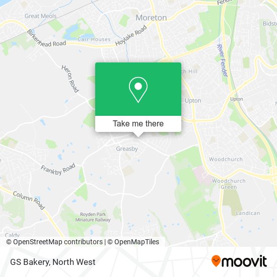 GS Bakery map