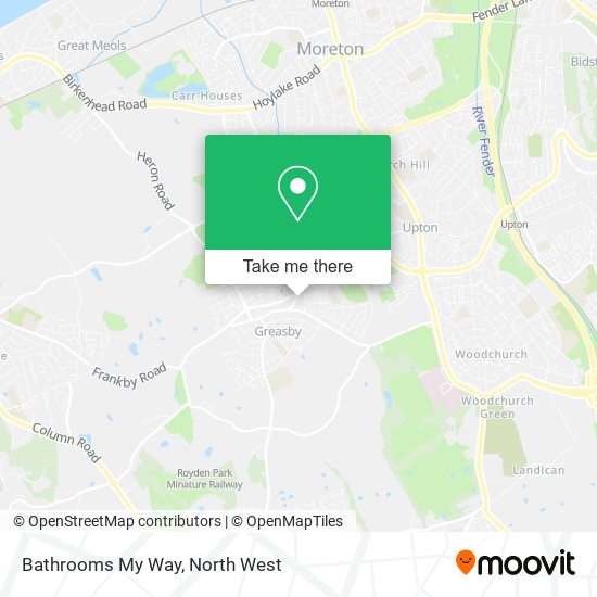 Bathrooms My Way map