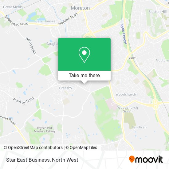 Star East Business map
