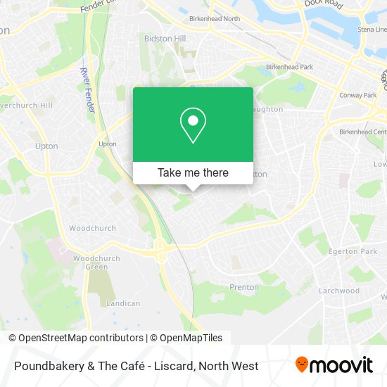 Poundbakery & The Café - Liscard map