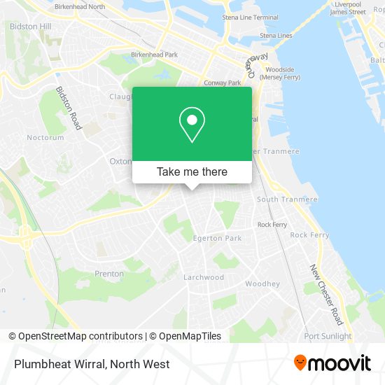 Plumbheat Wirral map