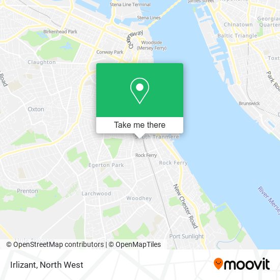 Irlizant map