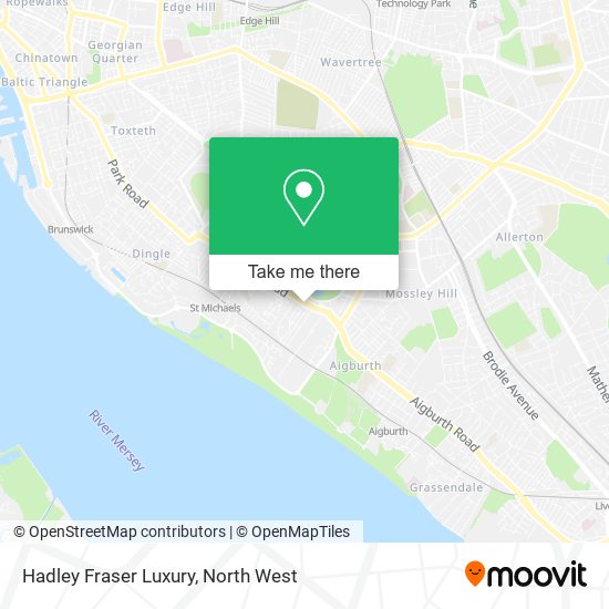 Hadley Fraser Luxury map
