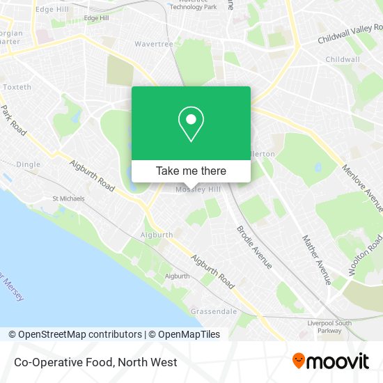 Co-Operative Food map