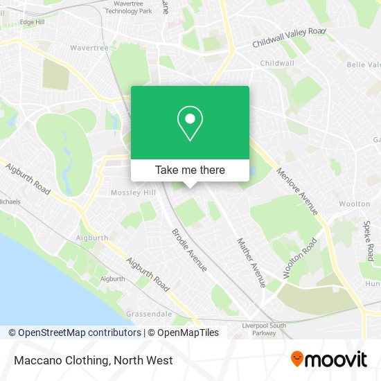 Maccano Clothing map