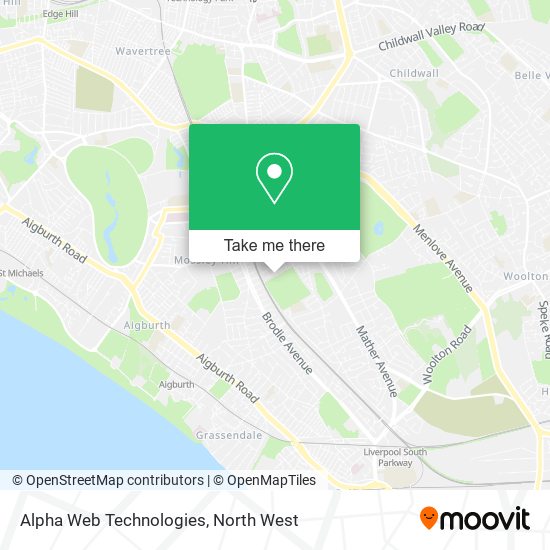 Alpha Web Technologies map