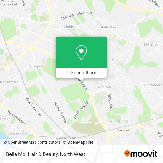 Bella Moi Hair & Beauty map