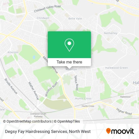 Degsy Fay Hairdressing Services map