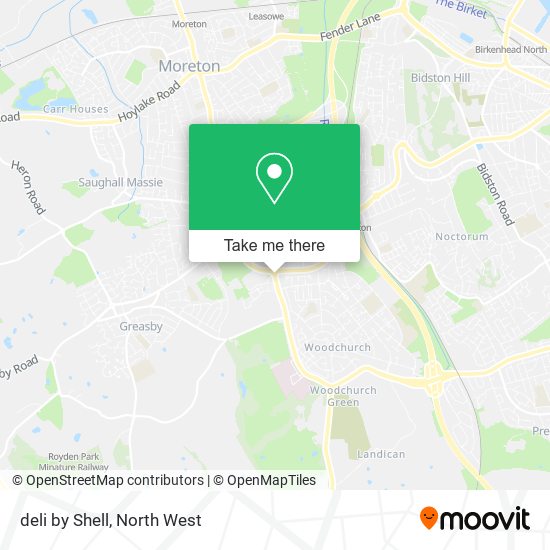 deli by Shell map