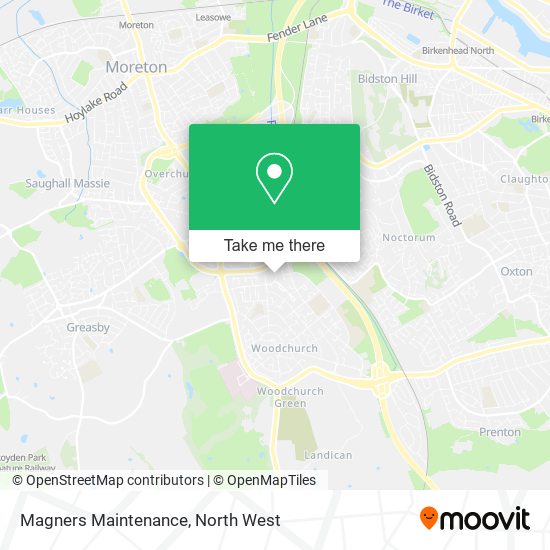 Magners Maintenance map