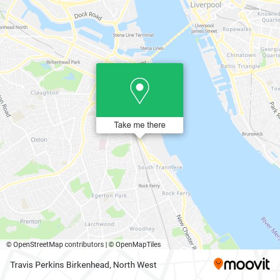 Travis Perkins Birkenhead map