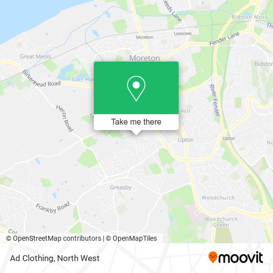 Ad Clothing map