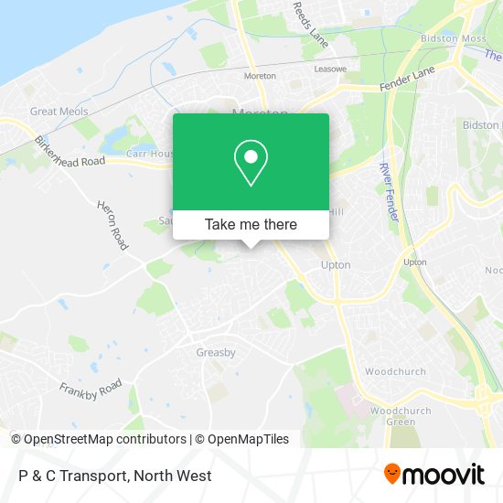 P & C Transport map