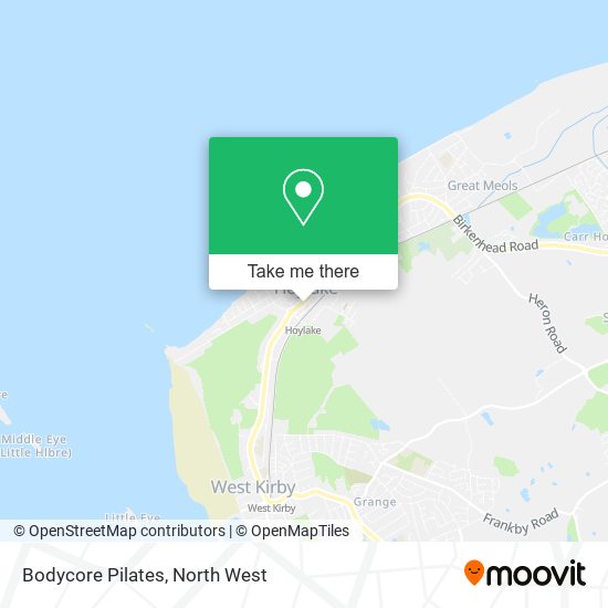 Bodycore Pilates map