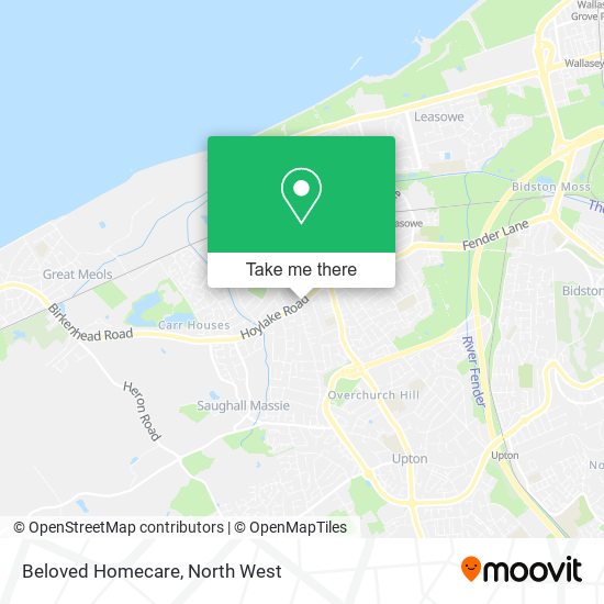 Beloved Homecare map
