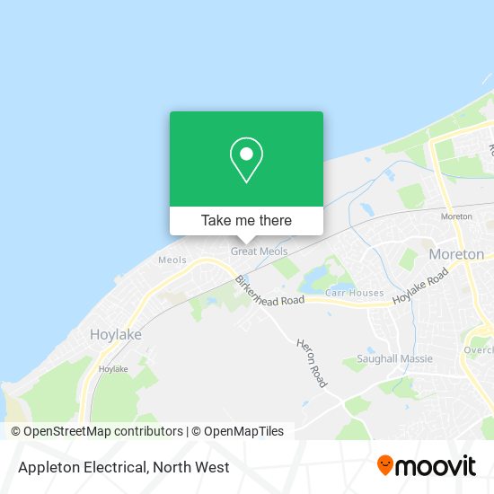 Appleton Electrical map