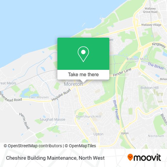Cheshire Building Maintenance map