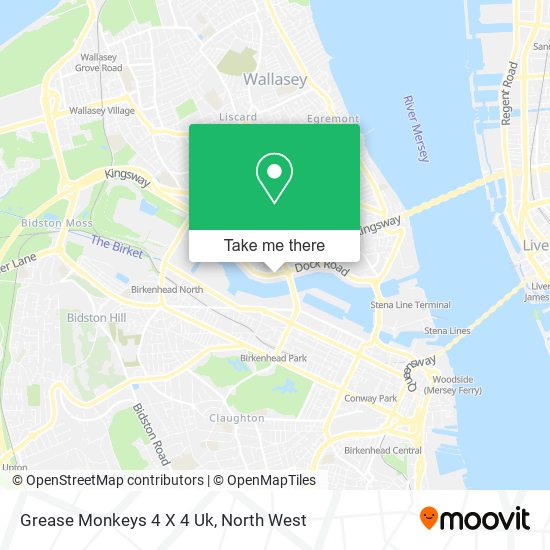 Grease Monkeys 4 X 4 Uk map