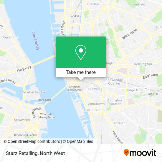 Starz Retailing map