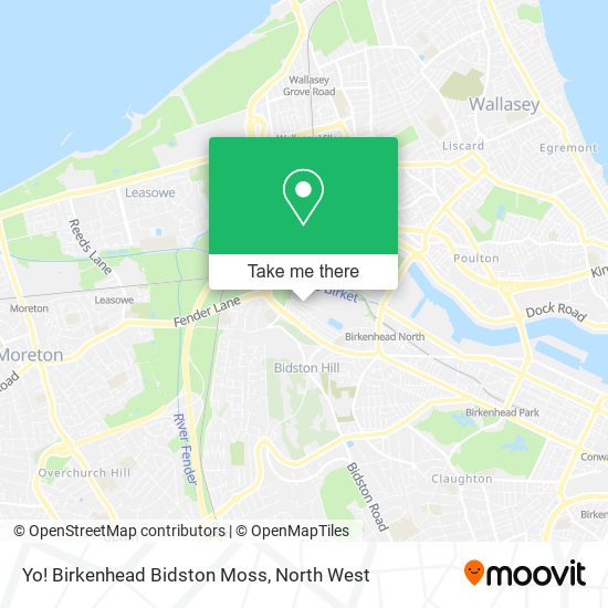 Yo! Birkenhead Bidston Moss map