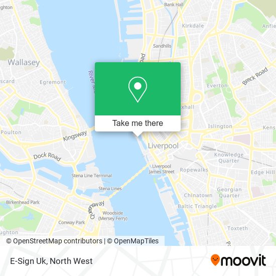 E-Sign Uk map