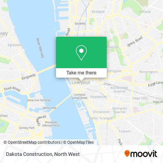 Dakota Construction map