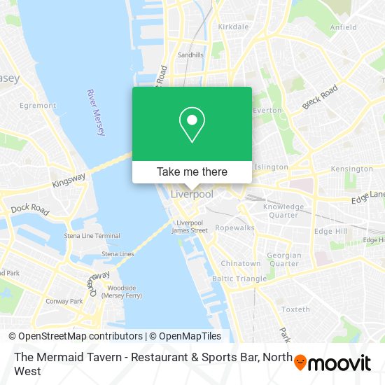The Mermaid Tavern - Restaurant & Sports Bar map