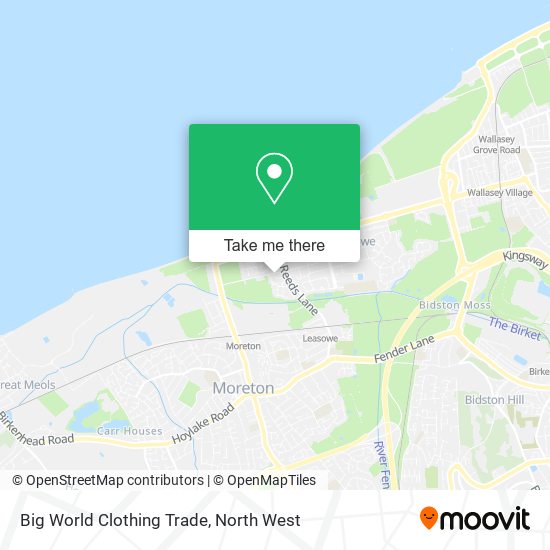 Big World Clothing Trade map