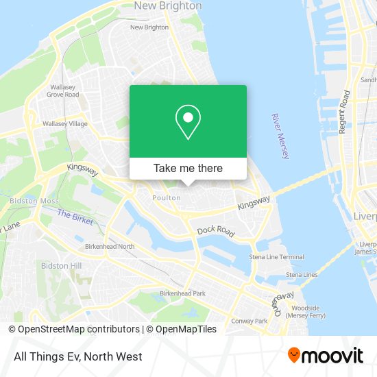 All Things Ev map
