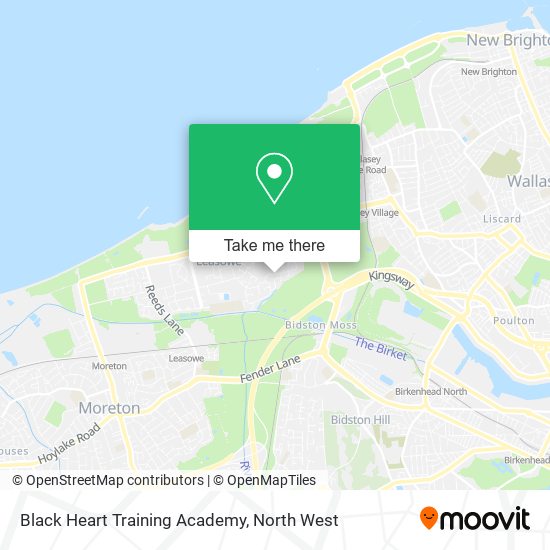 Black Heart Training Academy map