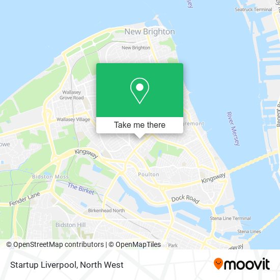 Startup Liverpool map