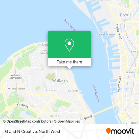 G and N Creative map