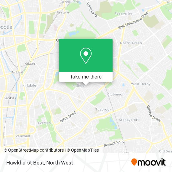 Hawkhurst Best map