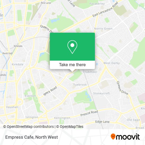 Empress Cafe map