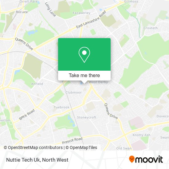 Nuttie Tech Uk map