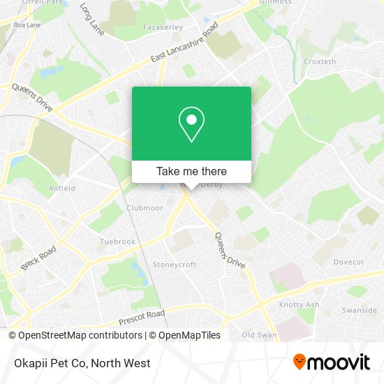 Okapii Pet Co map
